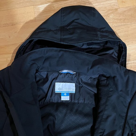 Men’s Columbia Insulated Softshell Jacket with Hood, Black, Size M - Picture 9 of 12